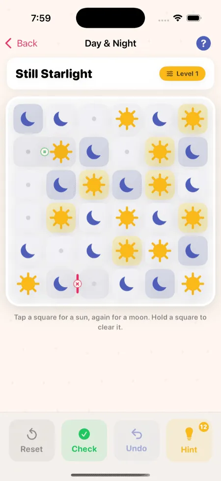 Day & Night puzzle in Figgle