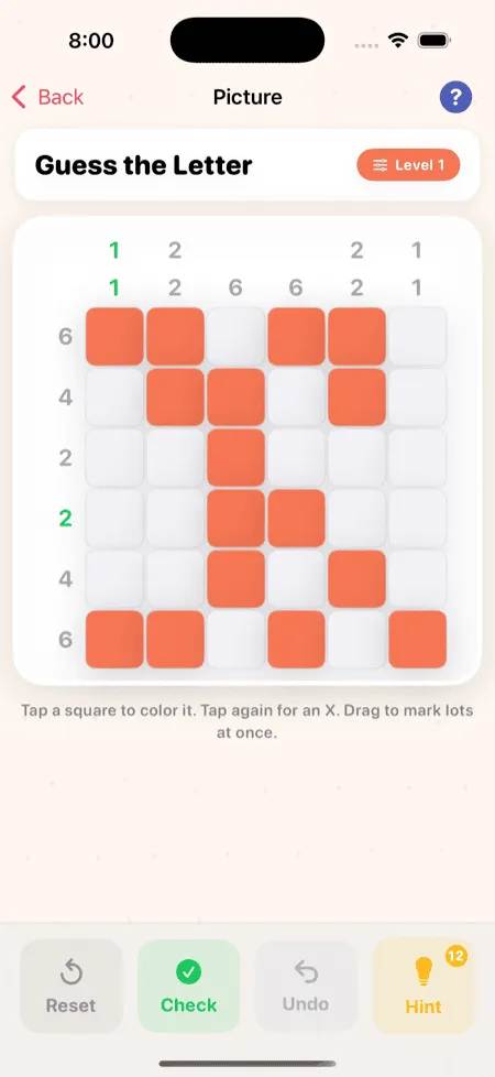 Picture puzzle in Figgle